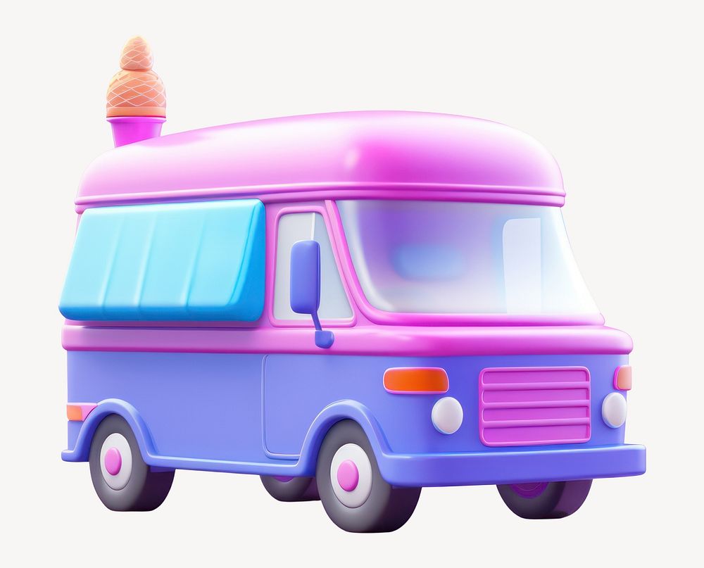 Vehicle minibus dessert car. AI generated Image by rawpixel.
