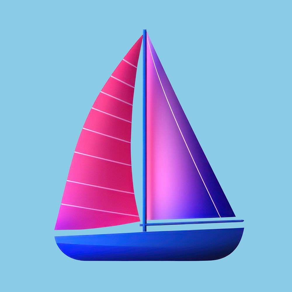 Watercraft sailboat vehicle dinghy. AI generated Image by rawpixel.