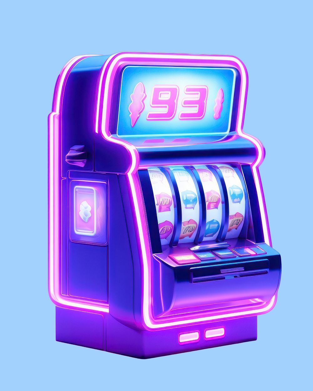 Gambling game transportation illuminated. AI generated Image by rawpixel.