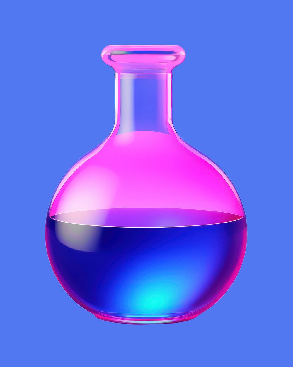 Bottle glass vase biotechnology. AI generated Image by rawpixel.