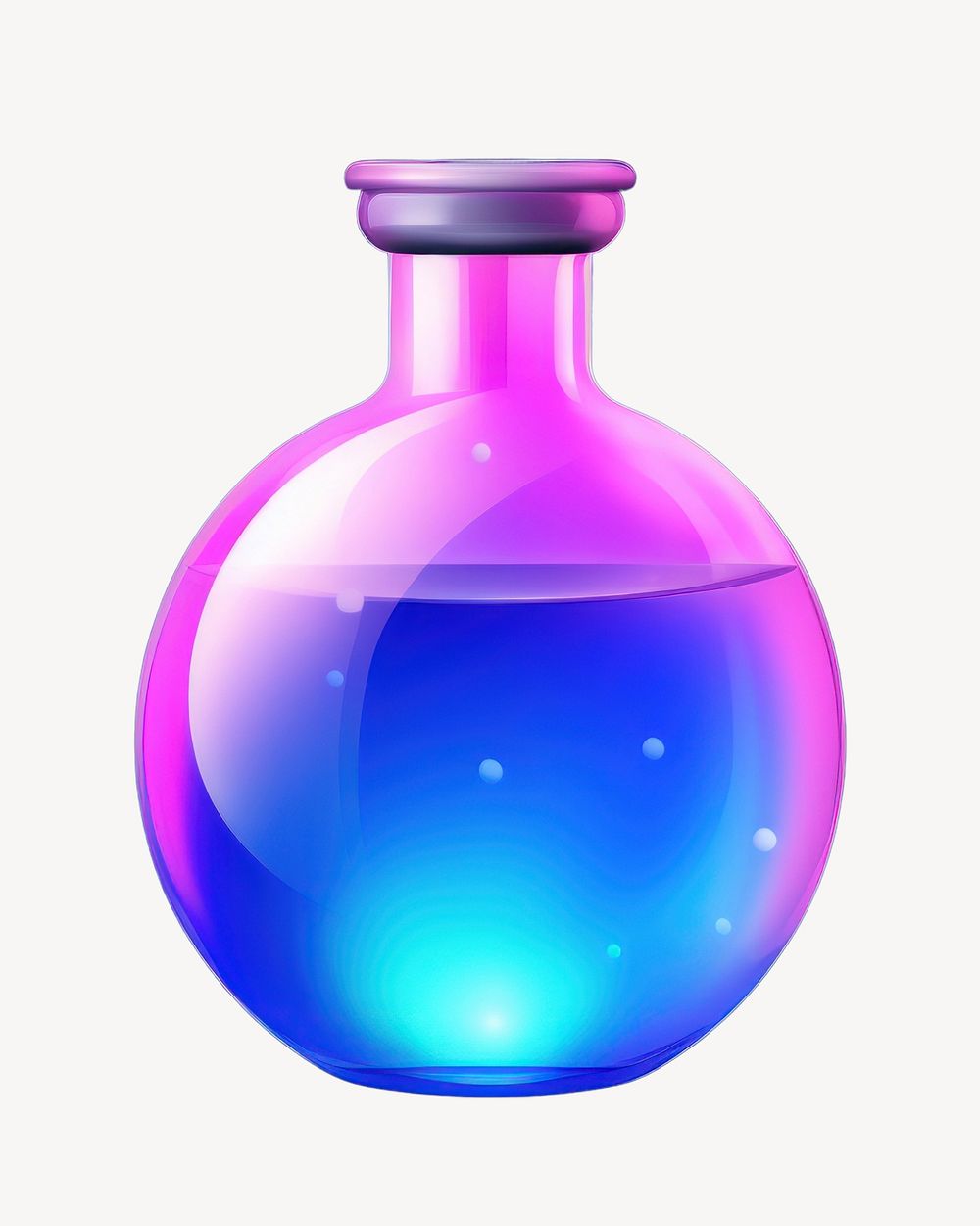 Bottle glass vase biotechnology. AI generated Image by rawpixel.