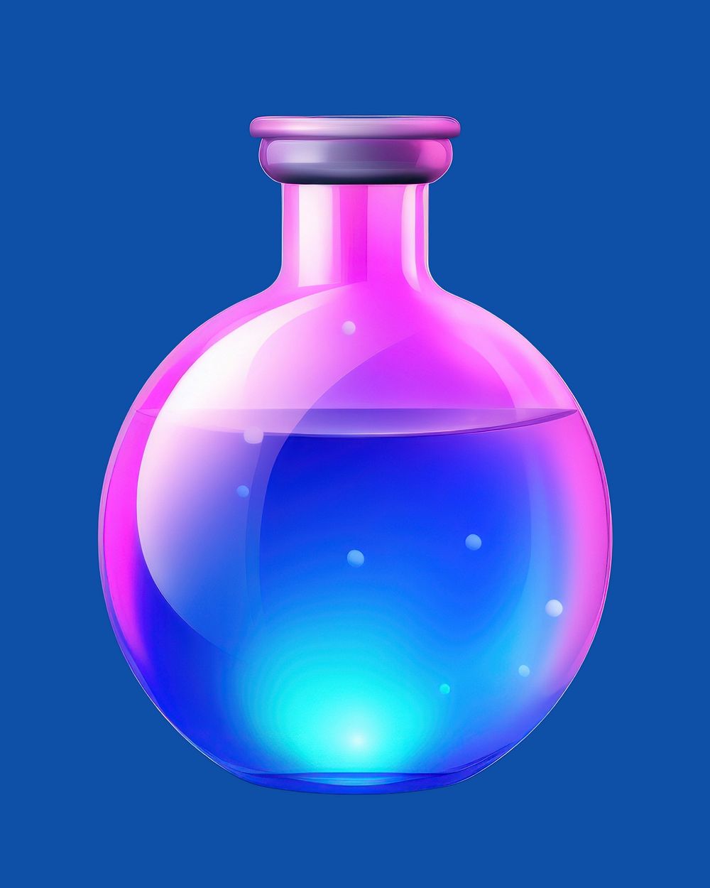 Sphere bottle glass biotechnology. AI generated Image by rawpixel.