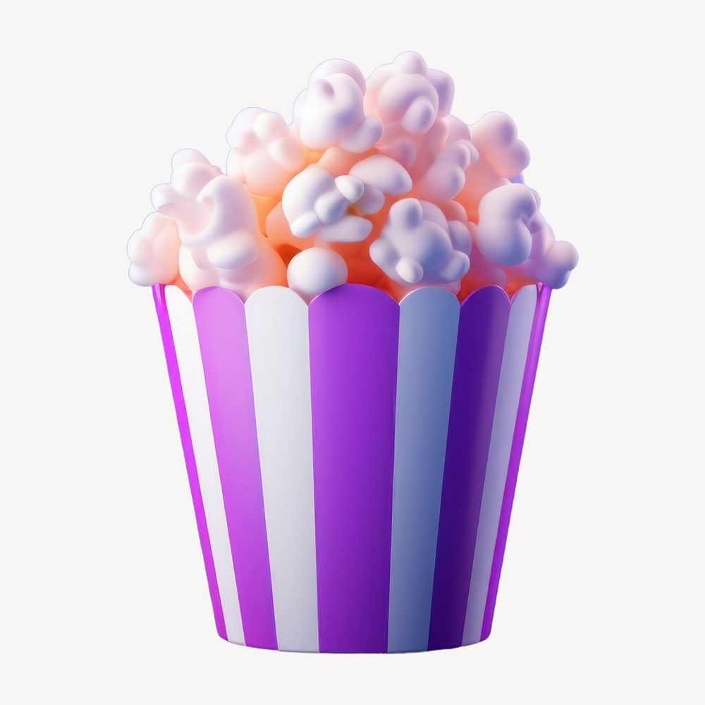Popcorn food freshness dessert. AI generated Image by rawpixel.