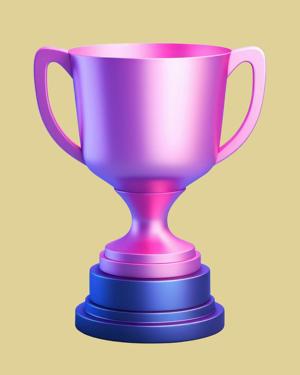 Trophy achievement refreshment decoration. AI generated Image by rawpixel.
