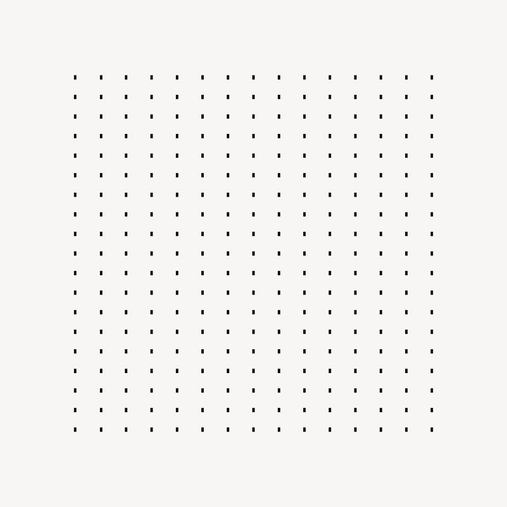 Dotted square shape vector