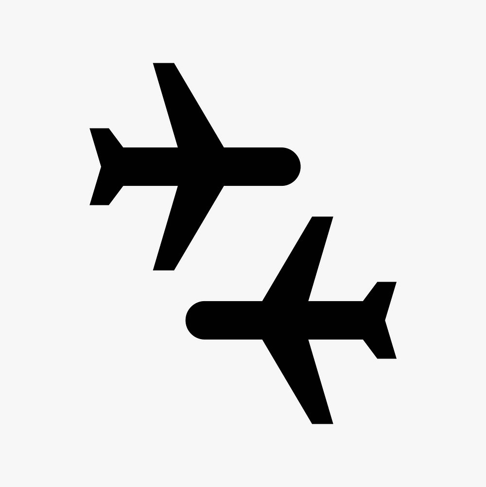 Airplanes  icon collage element vector