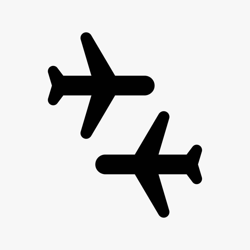 Airplanes  icon collage element vector