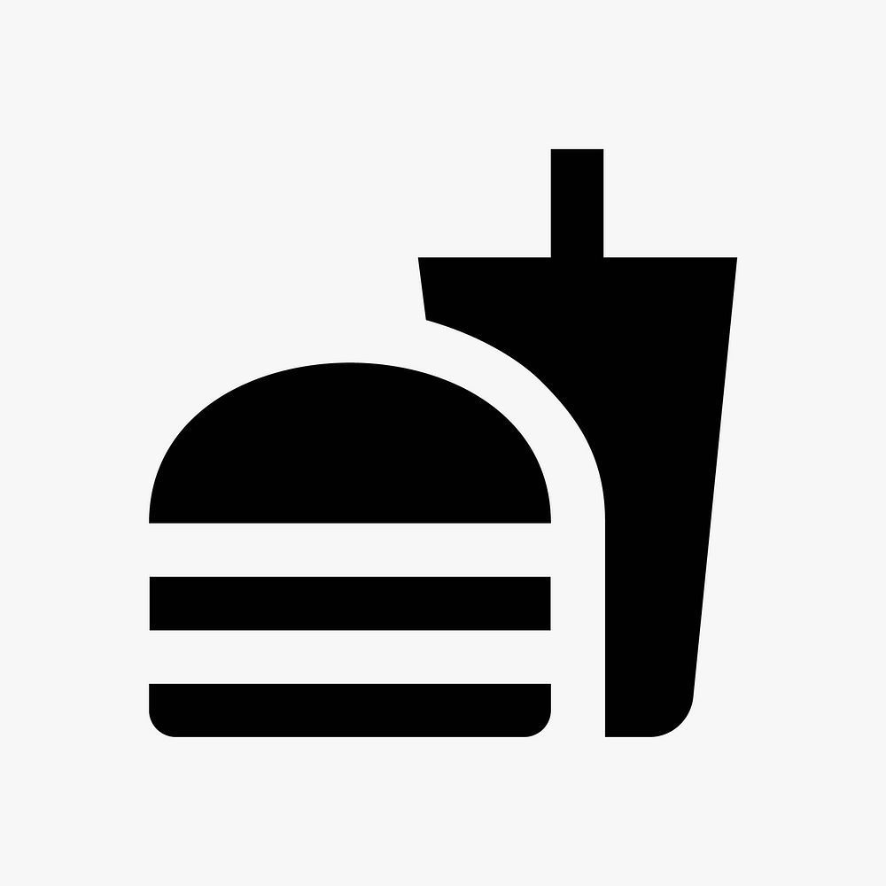 Junk food  icon collage element vector