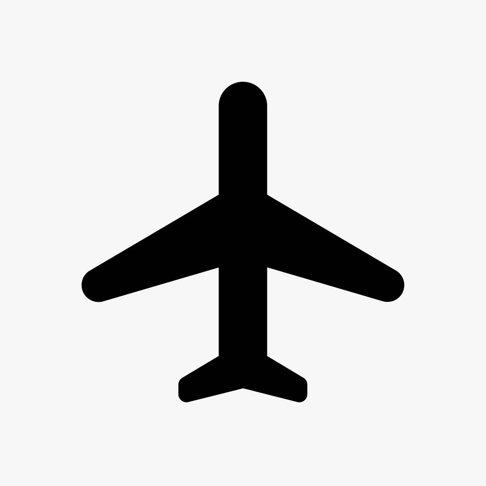 Plane  icon collage element vector