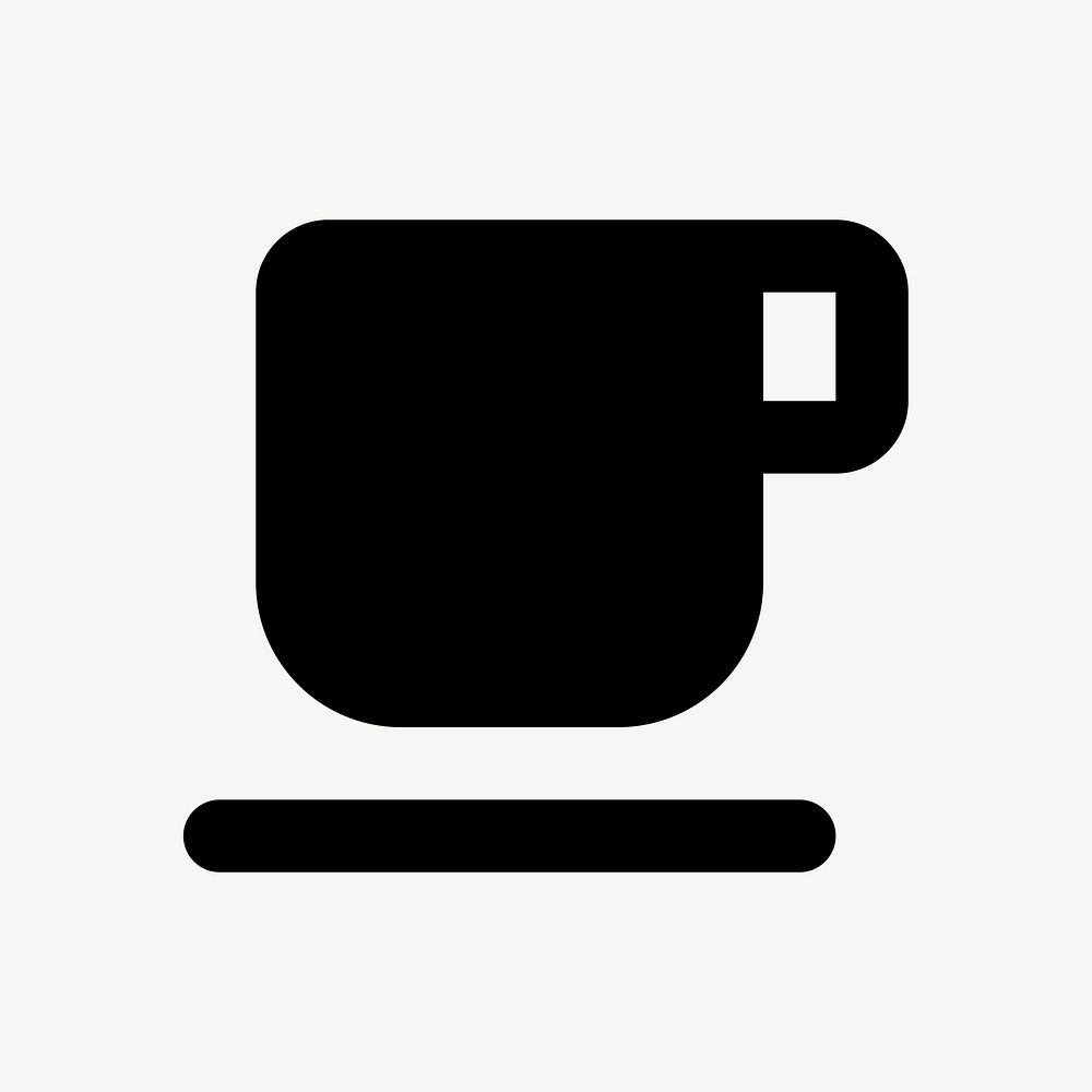 Coffee cup  icon collage element psd