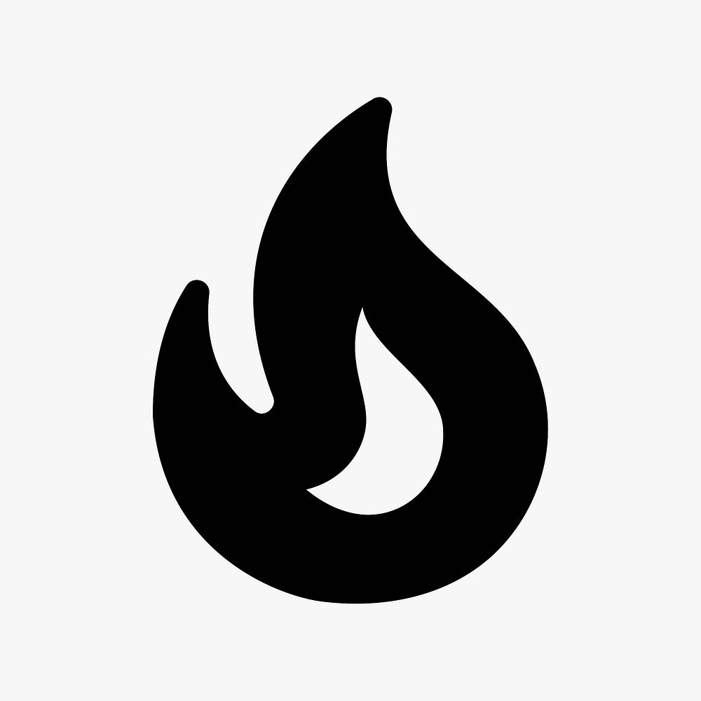 Fire  icon collage element vector