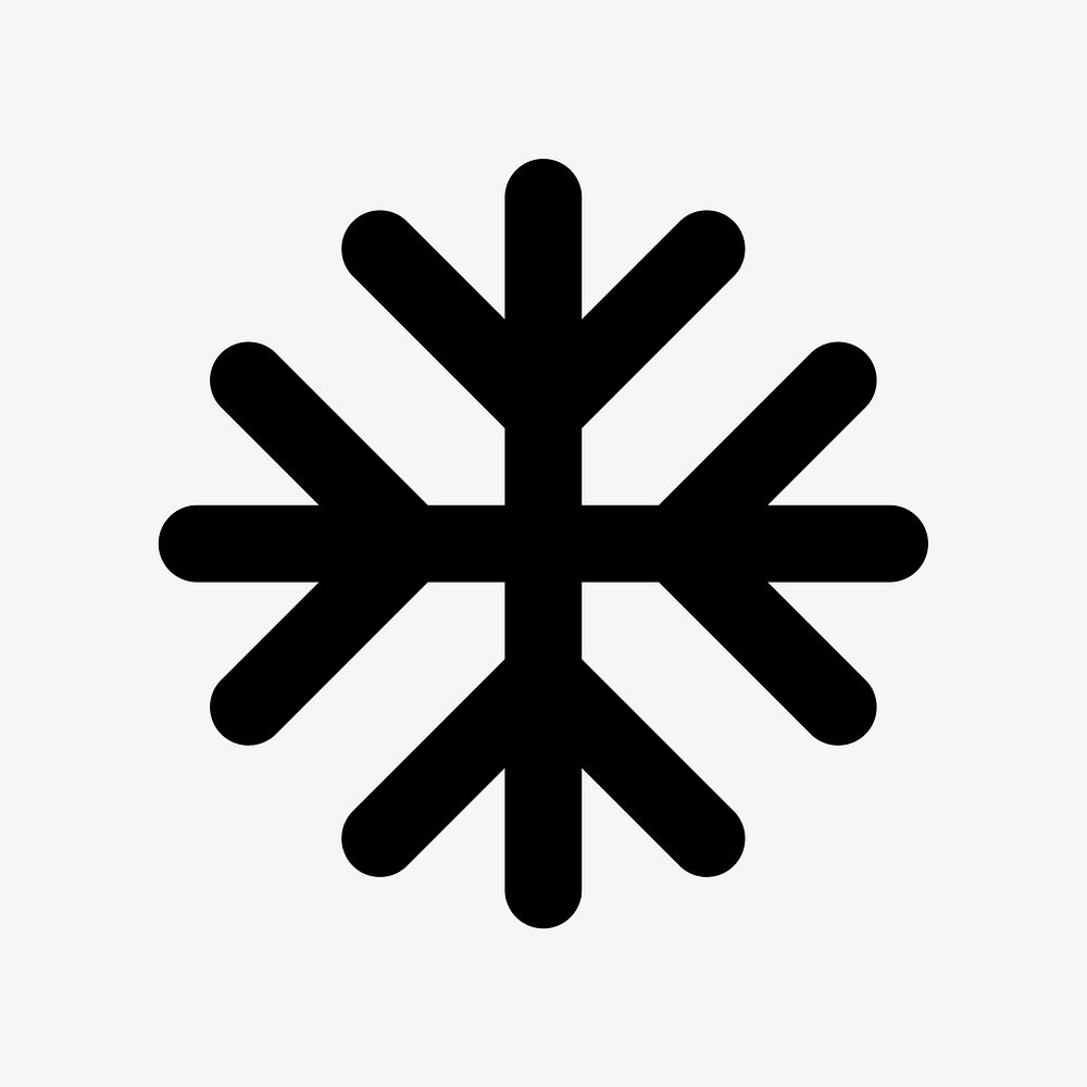 Snowflake  icon collage element psd