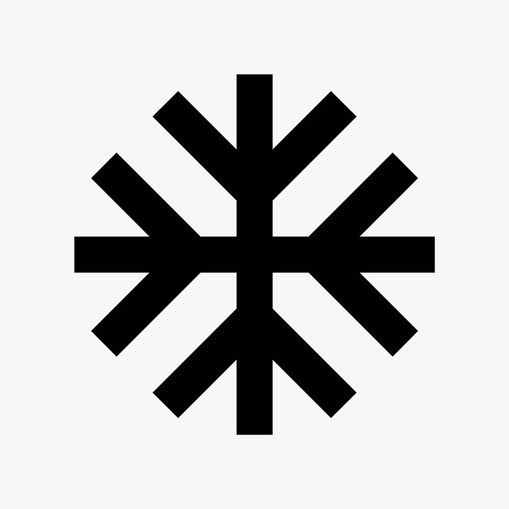 Snowflakes  icon collage element vector