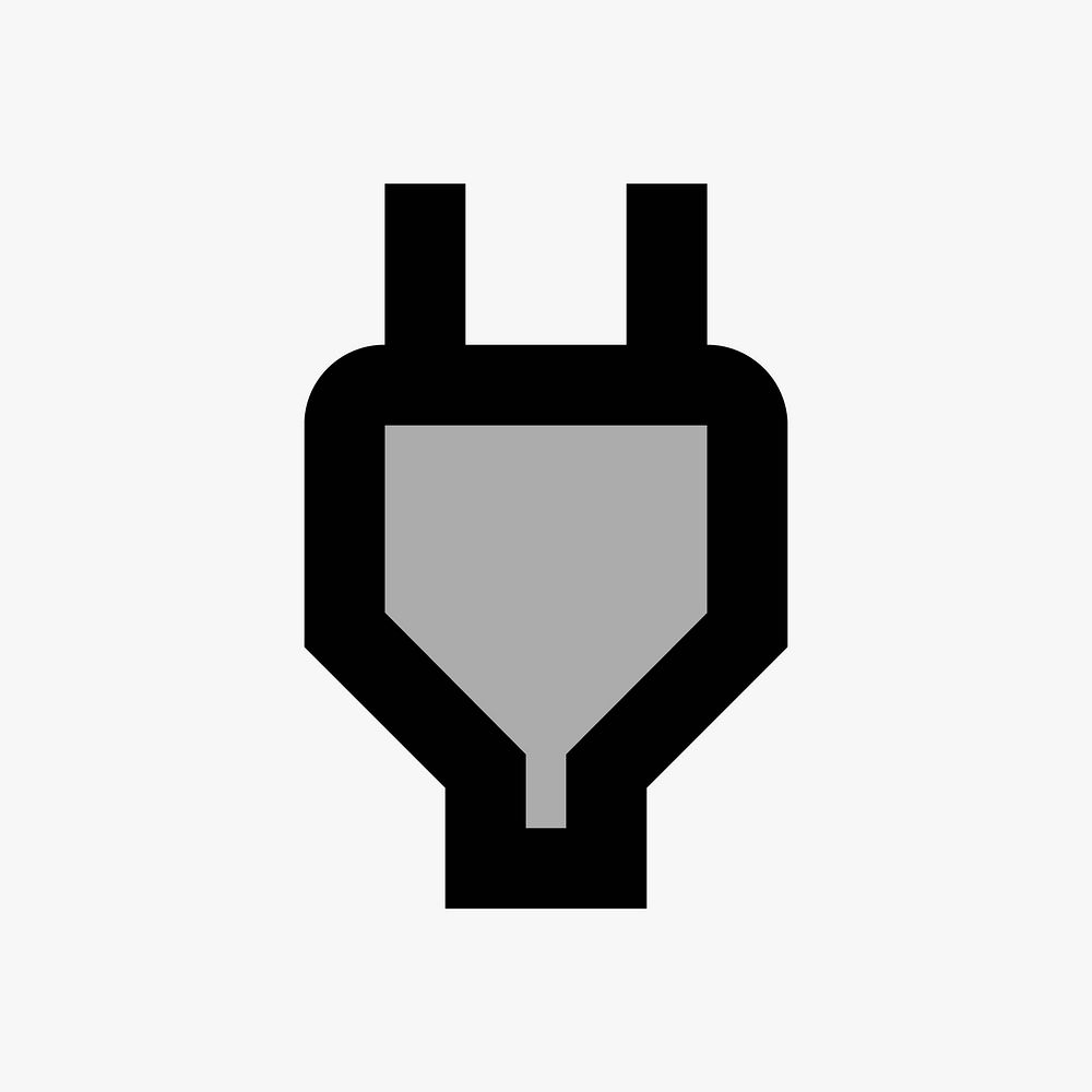 Plug  icon collage element vector