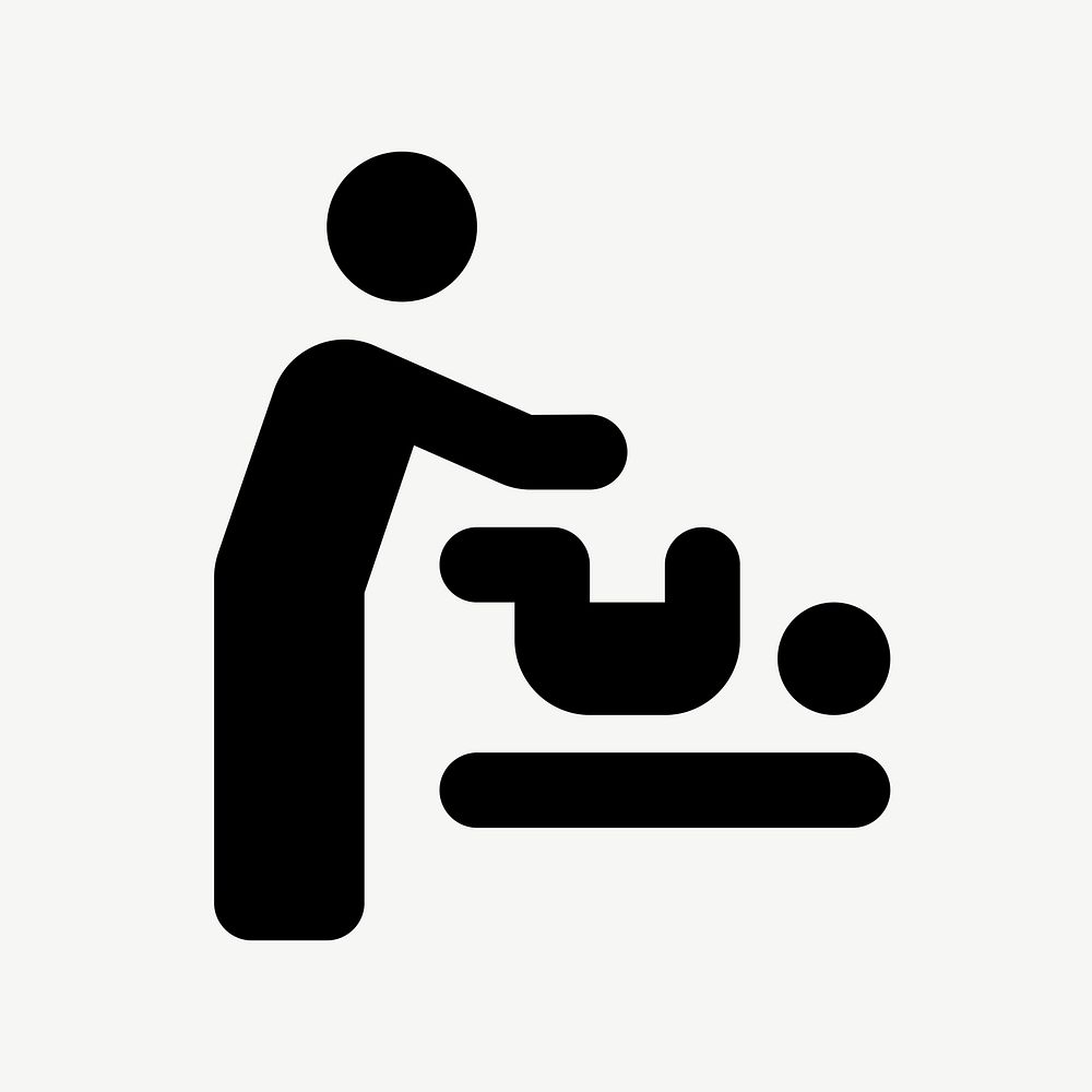 Baby changing station icon Free PSD rawpixel