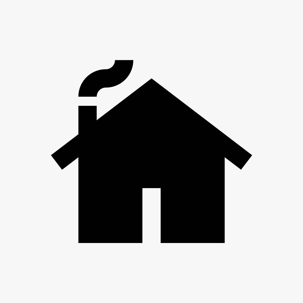 House  icon collage element vector