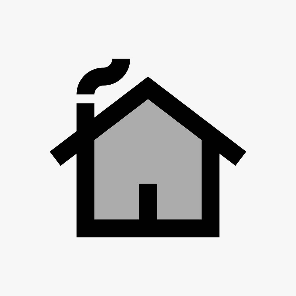 Home  icon collage element vector