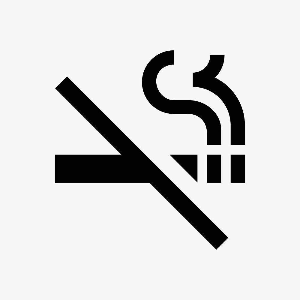 No smoking  icon collage element vector
