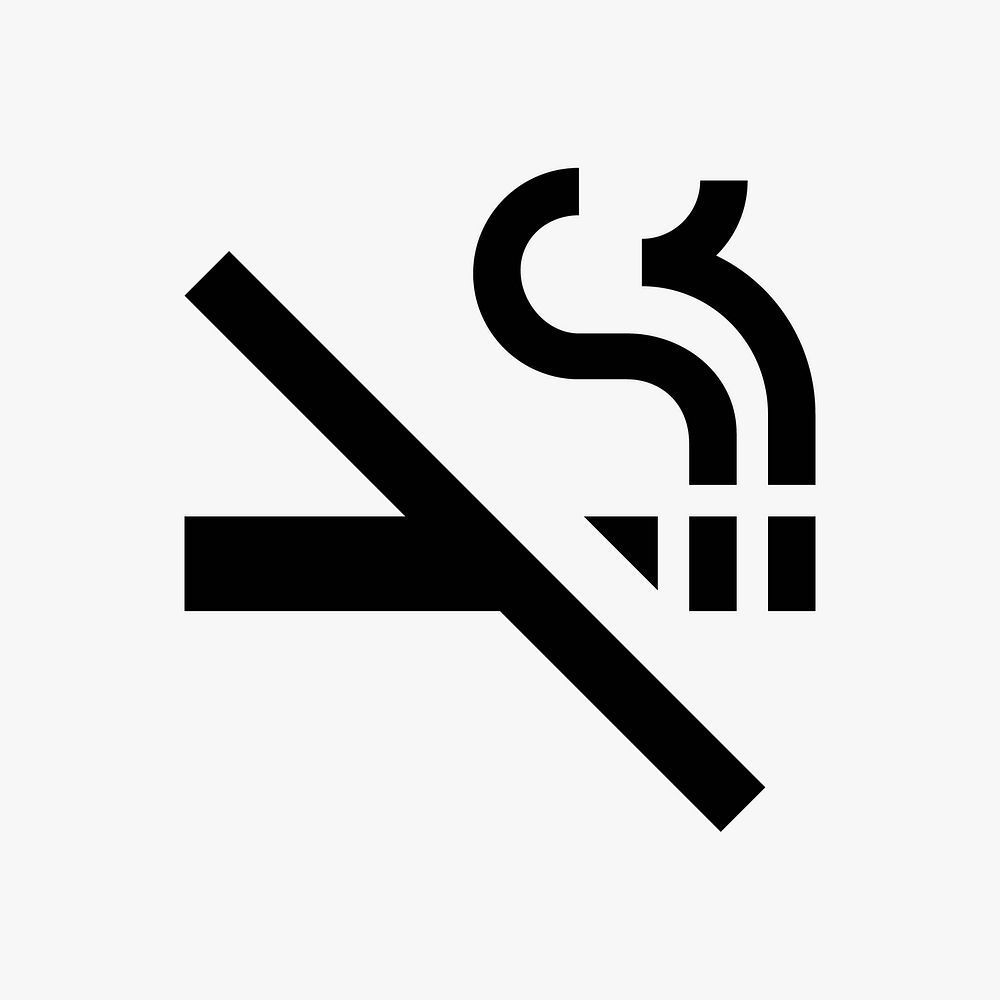 Anti smoking  icon collage element vector