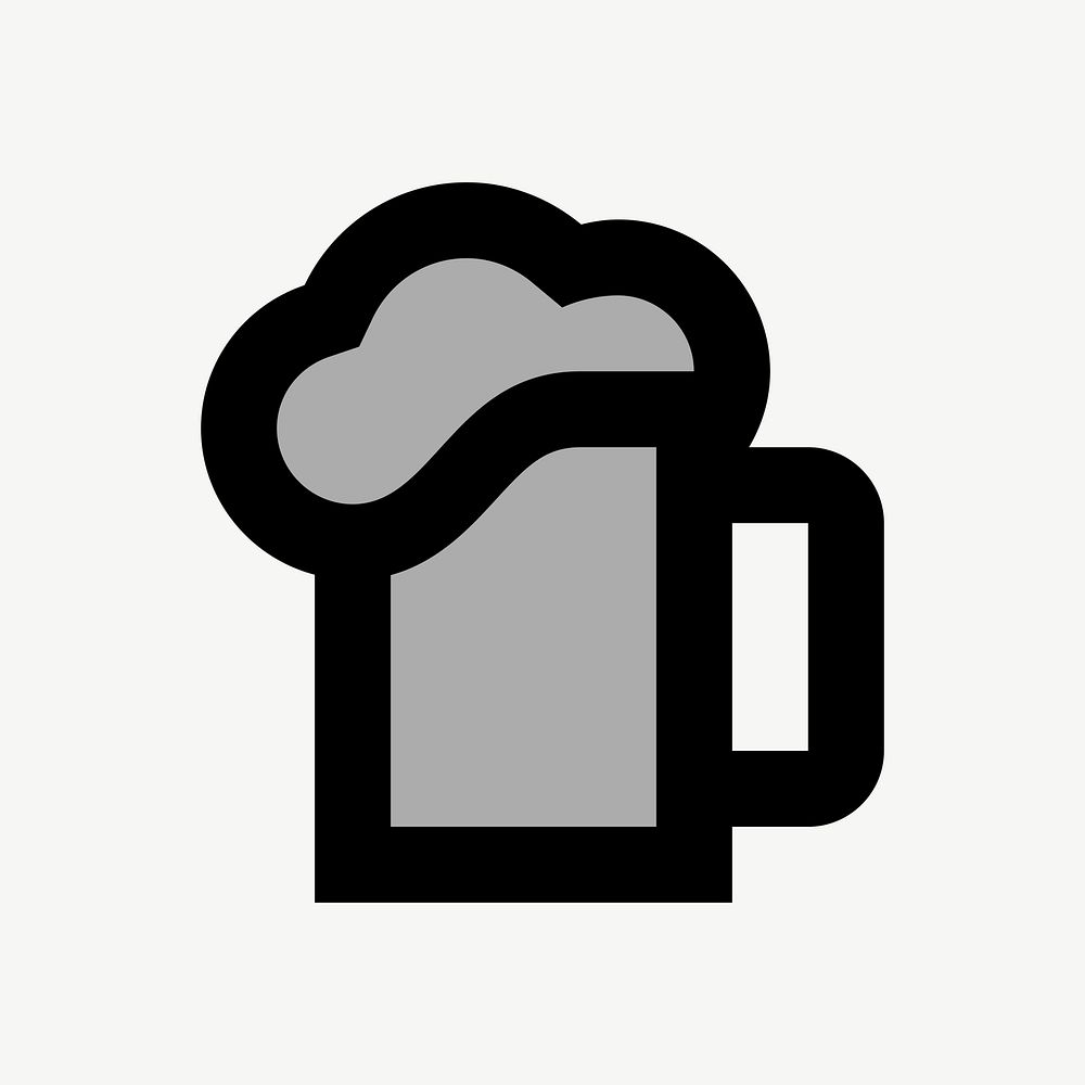 Beer house  icon collage element psd