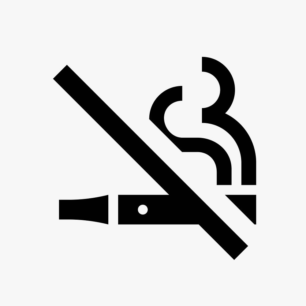 No cigarettes  icon collage element vector