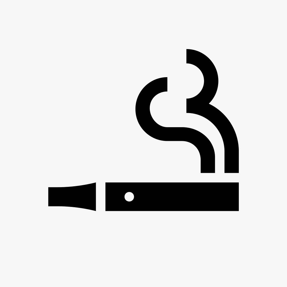 No vaping  icon collage element vector