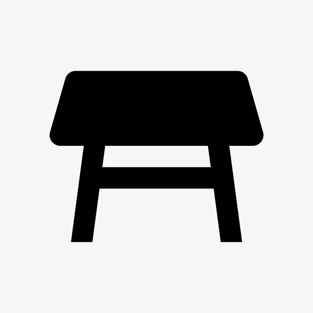 Table  icon collage element psd