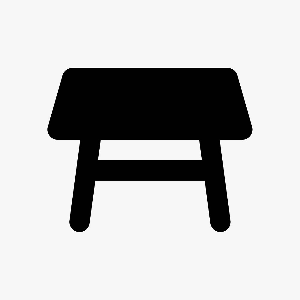 Square table  icon collage element vector