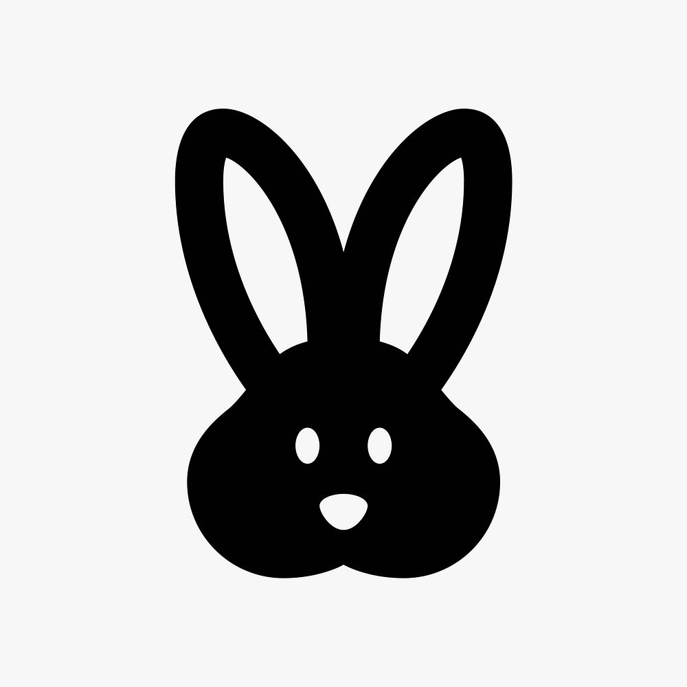 Bunny  icon collage element vector