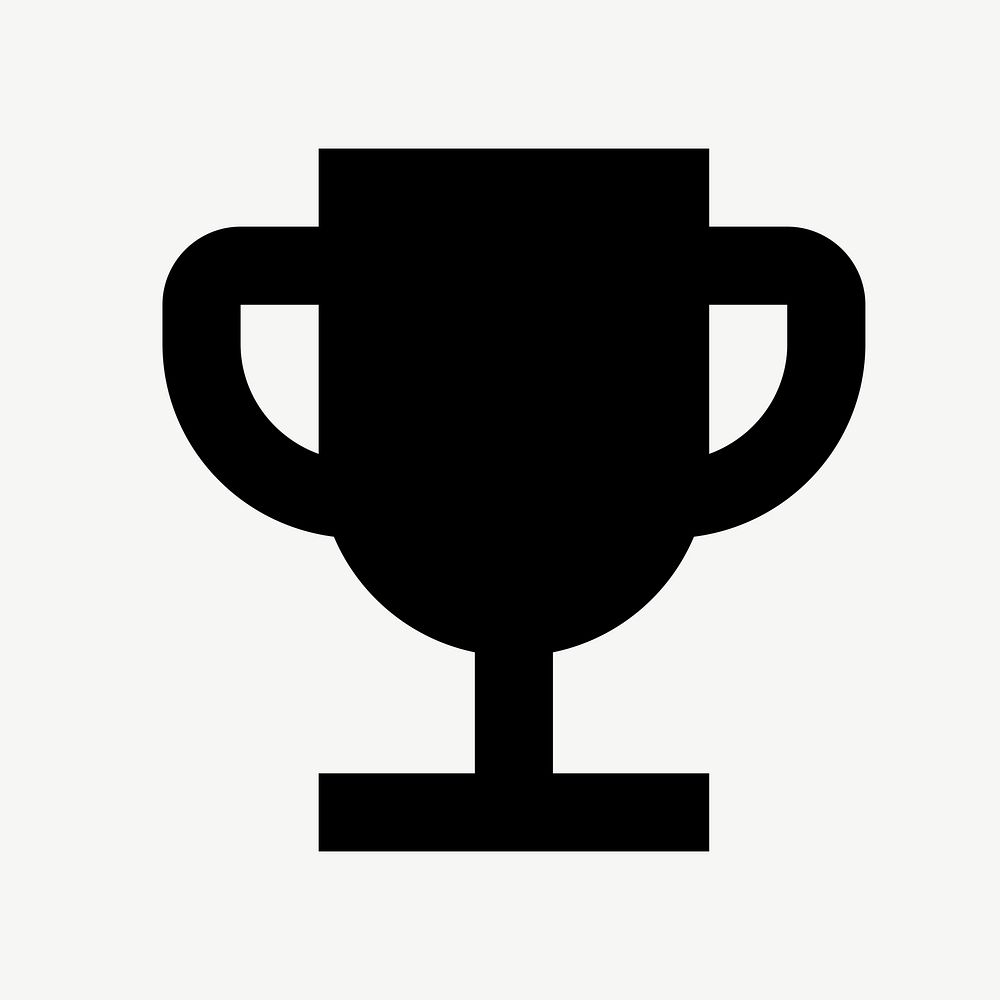 Trophy flat icon psd