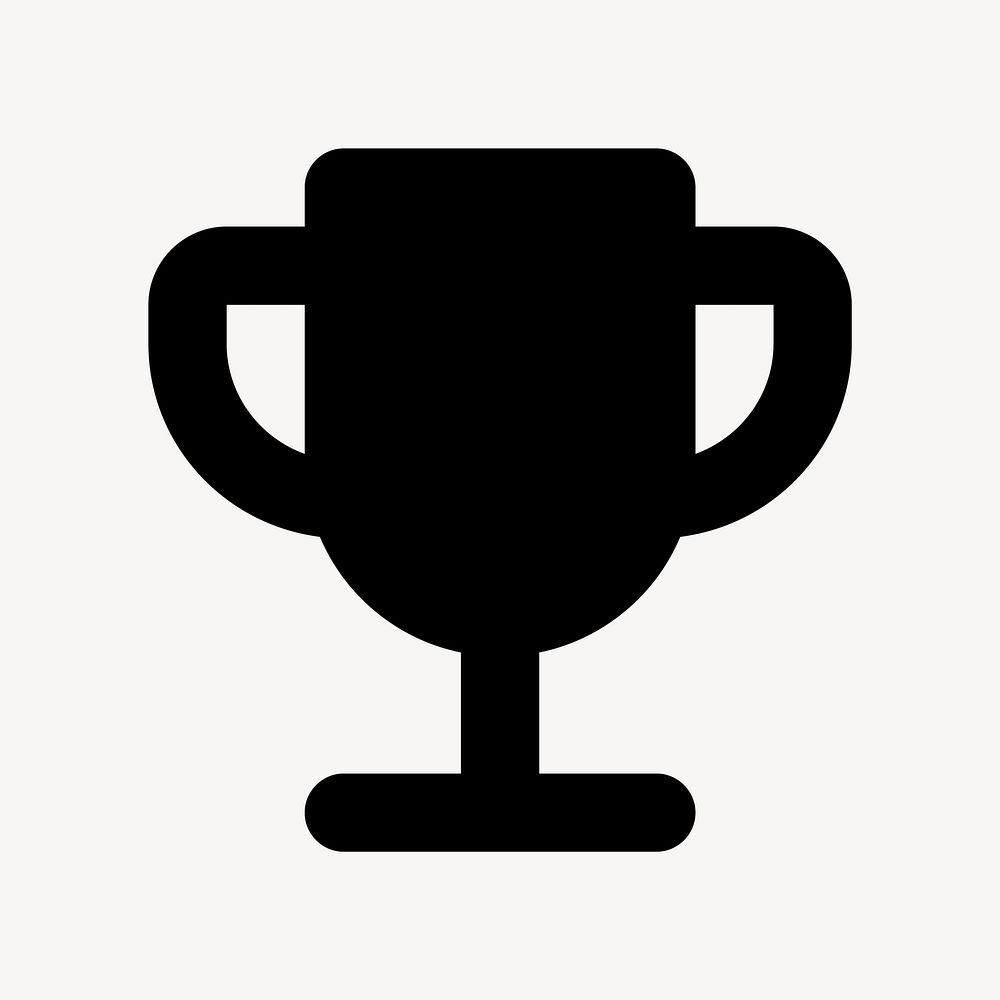 trophy flat icon vector