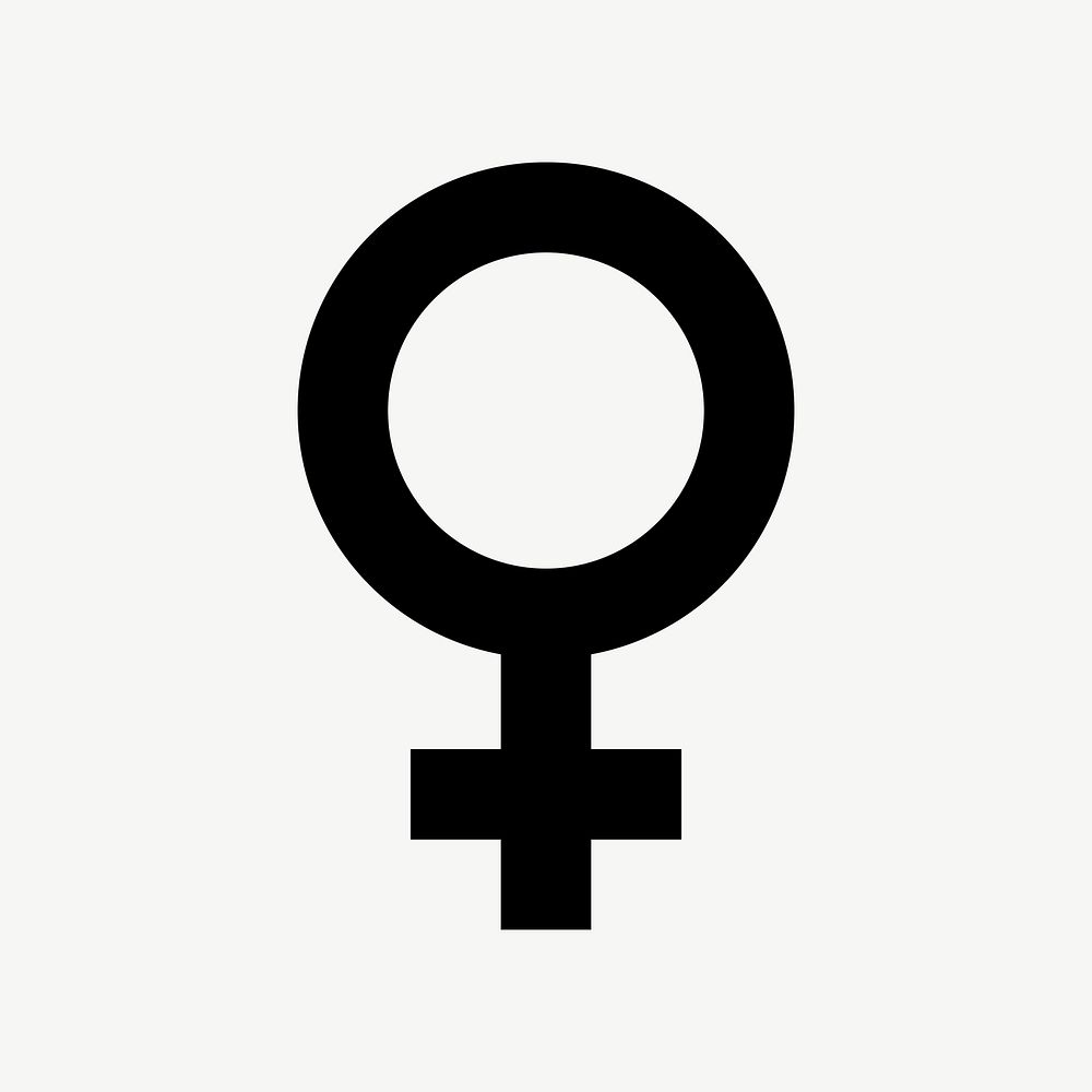Female flat icon psd