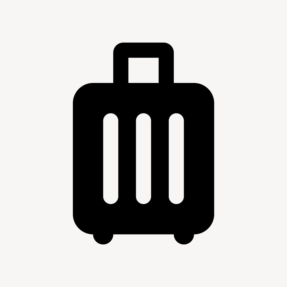 Luggage flat icon vector
