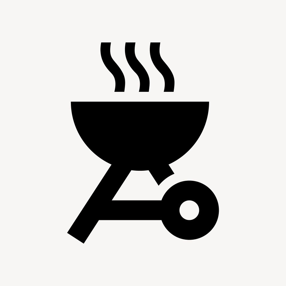 Bbq flat icon vector