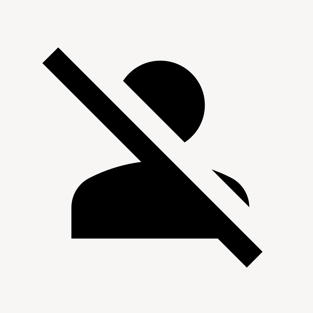 Offline flat icon vector