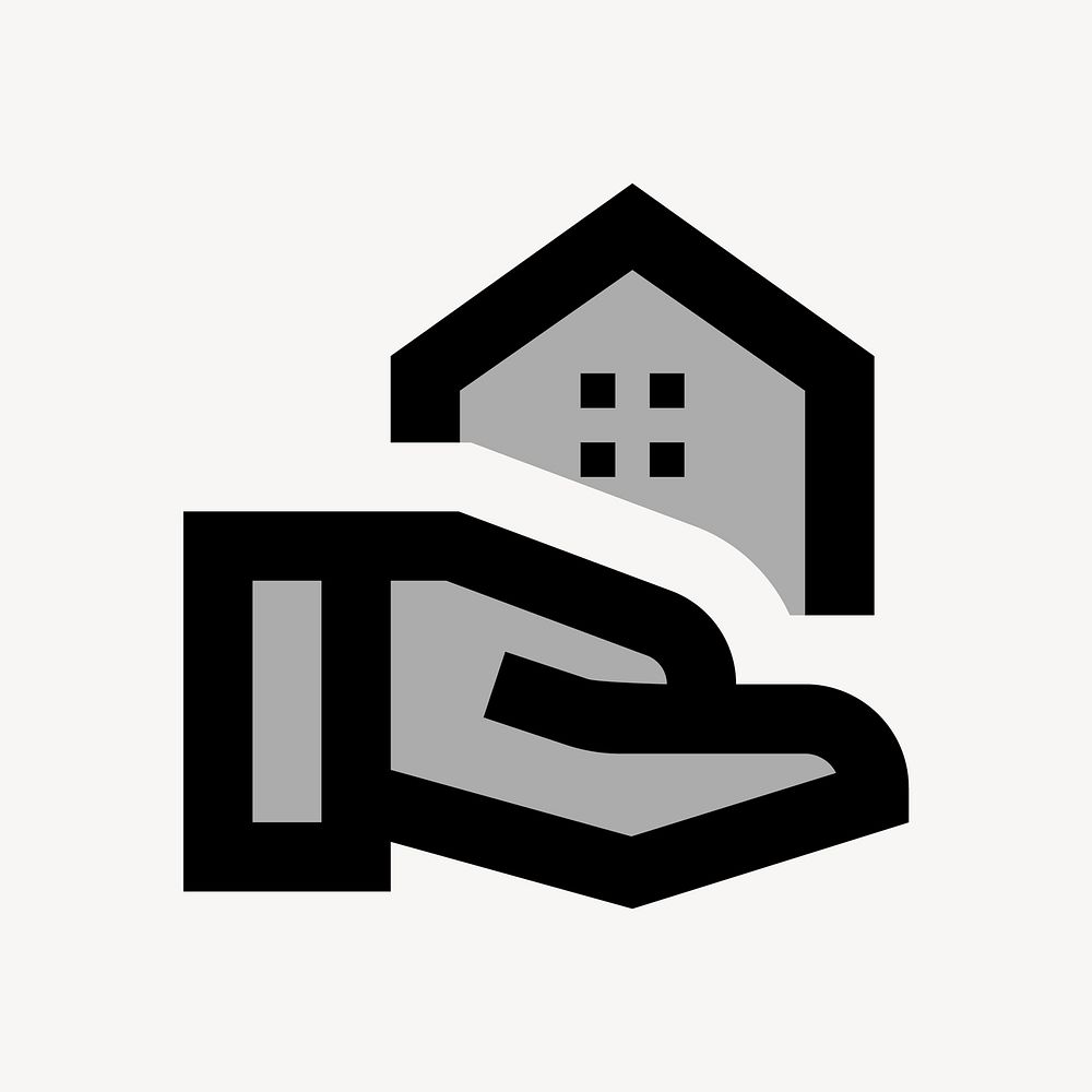Real estate flat icon vector