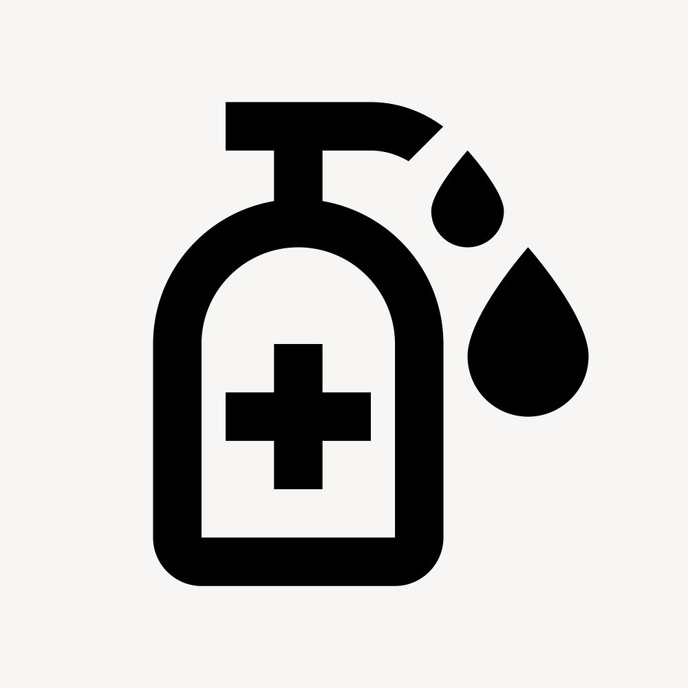 Sanitizer flat icon vector