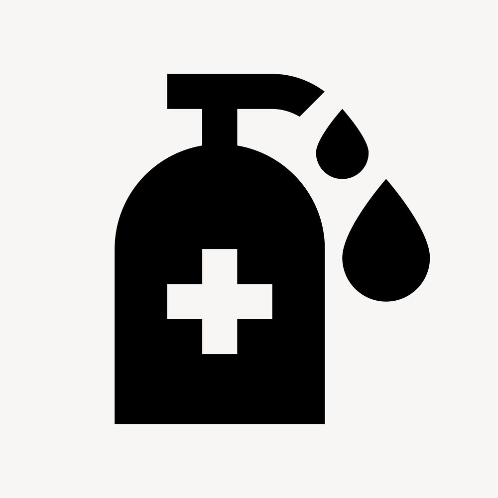 Sanitizer flat icon vector