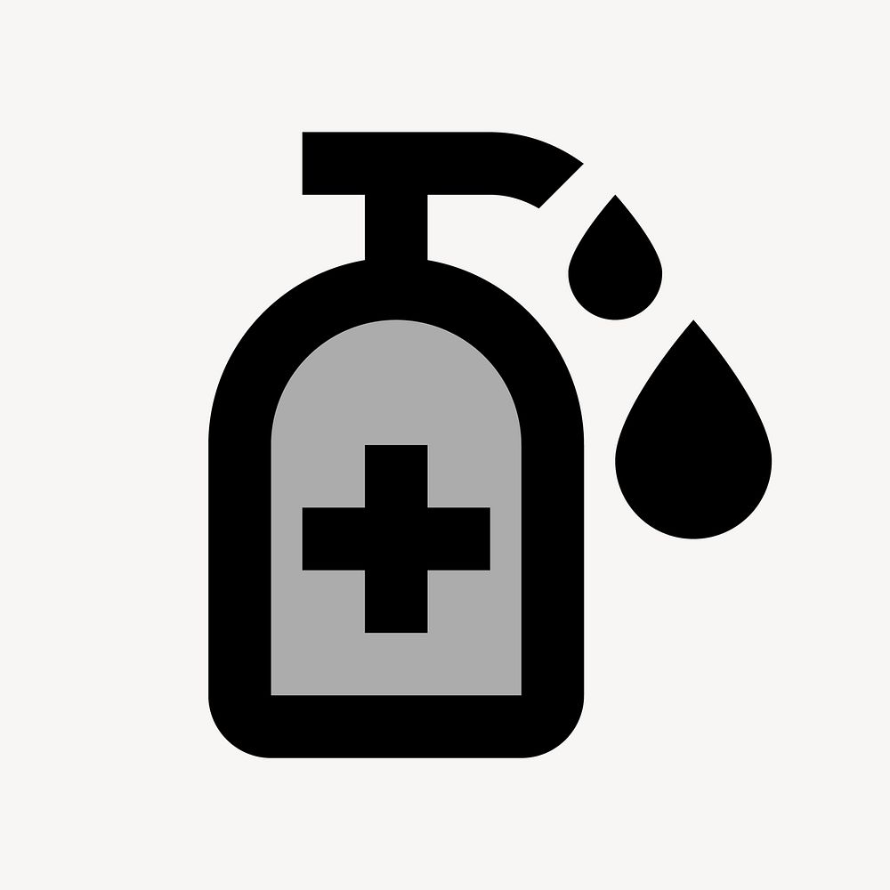 Sanitizer flat icon vector