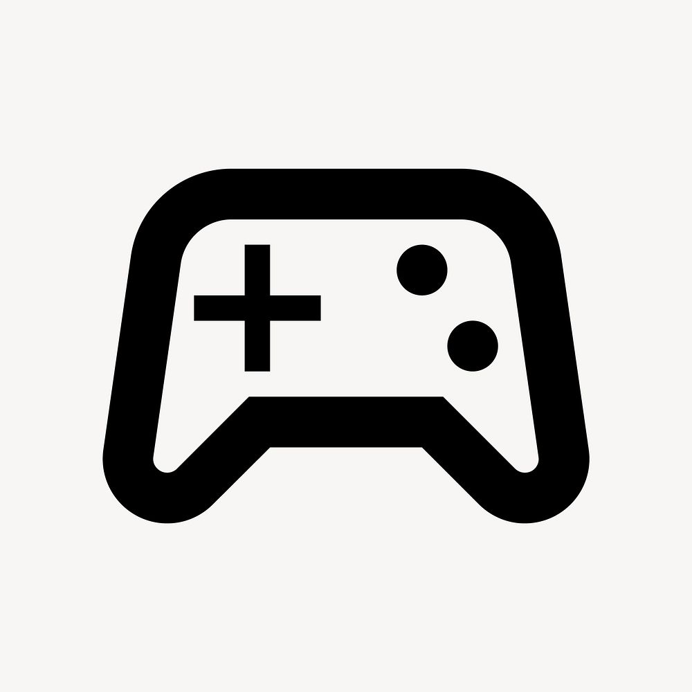 Game controller flat icon vector
