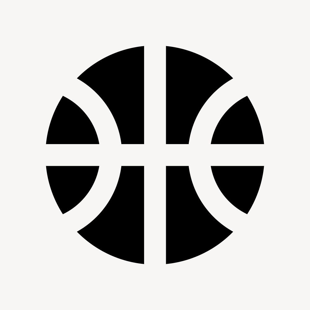 Basketball flat icon vector