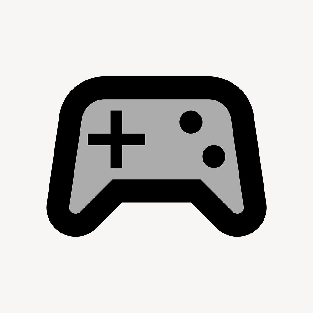 Game controller flat icon vector
