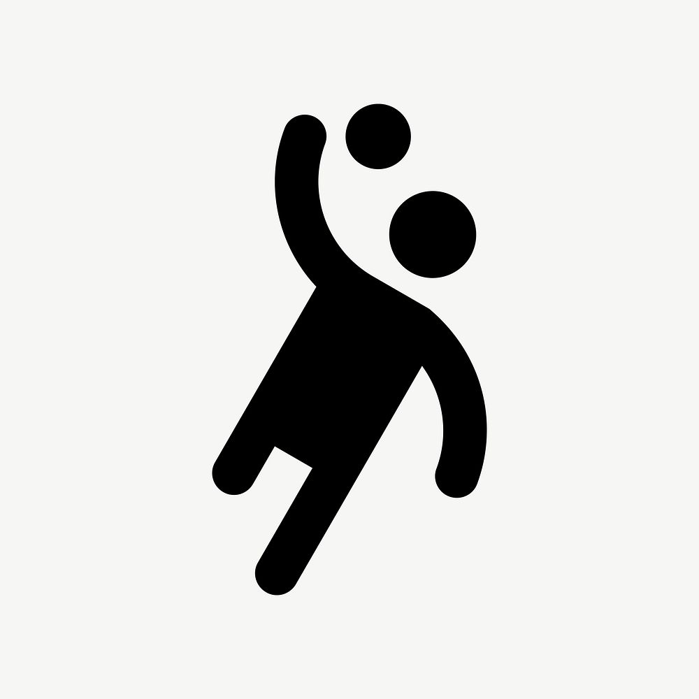 Handball flat icon psd
