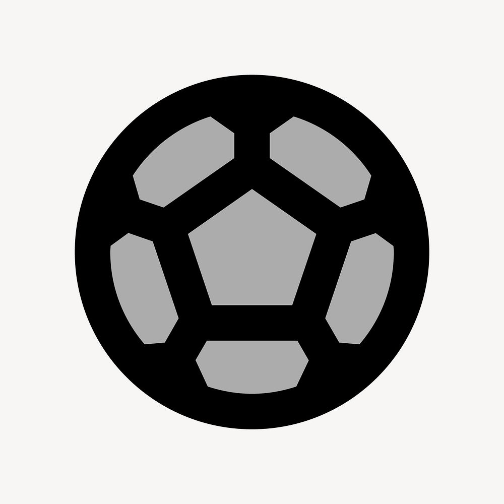 Soccer ball flat icon vector