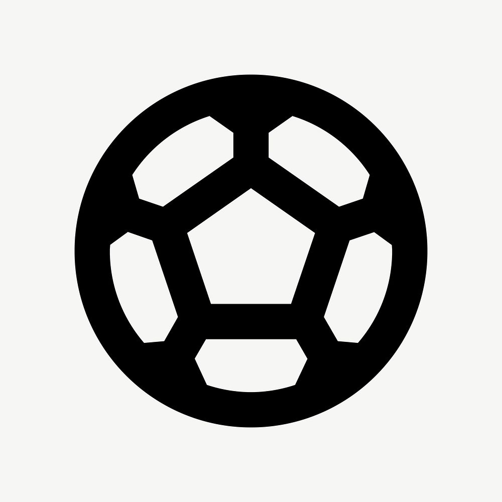 Soccer ball flat icon psd