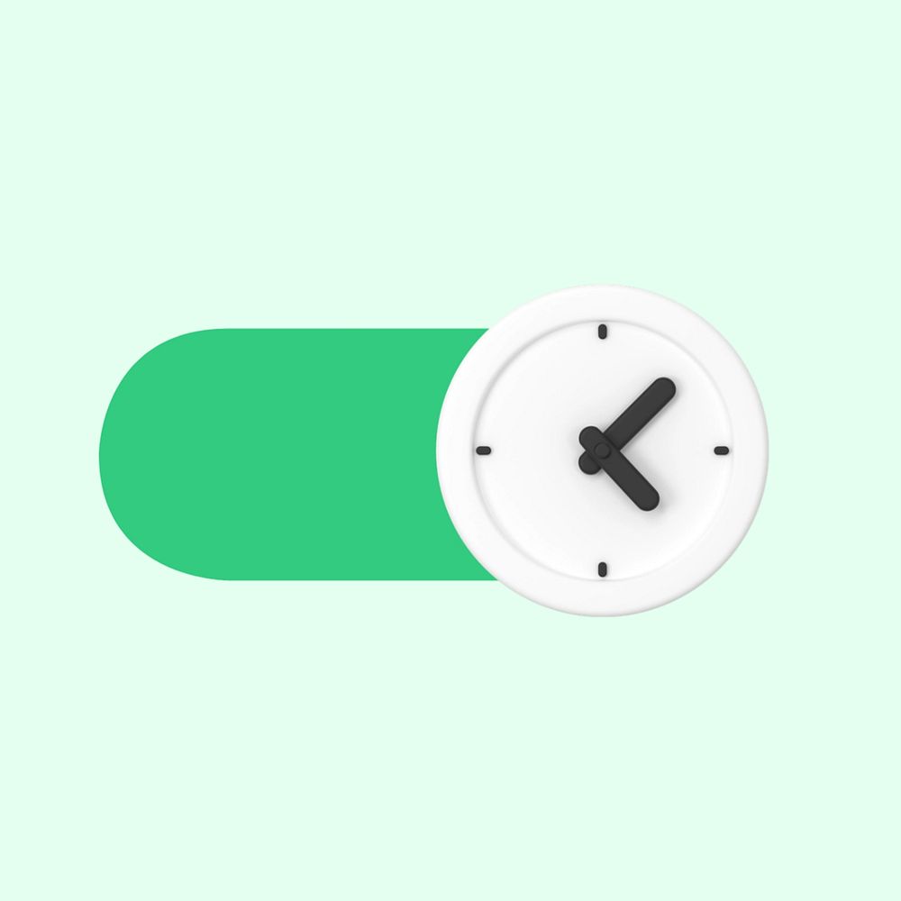 Clock slide icon