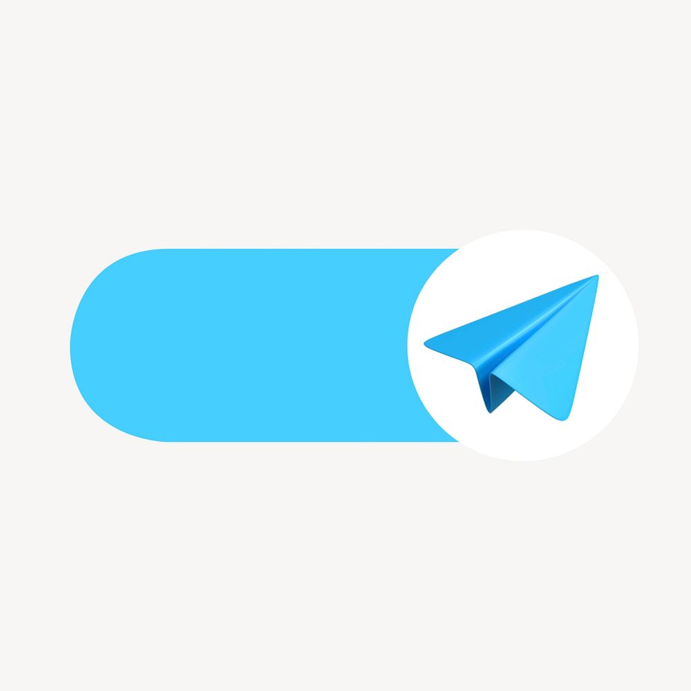 Share slide icon, paper airplane