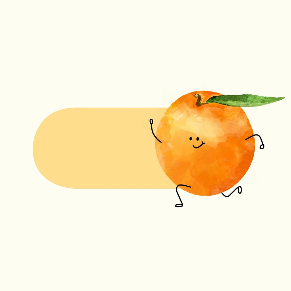 Orange slide icon