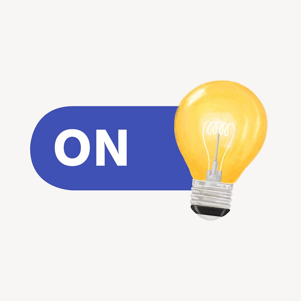 Light bulb slide icon