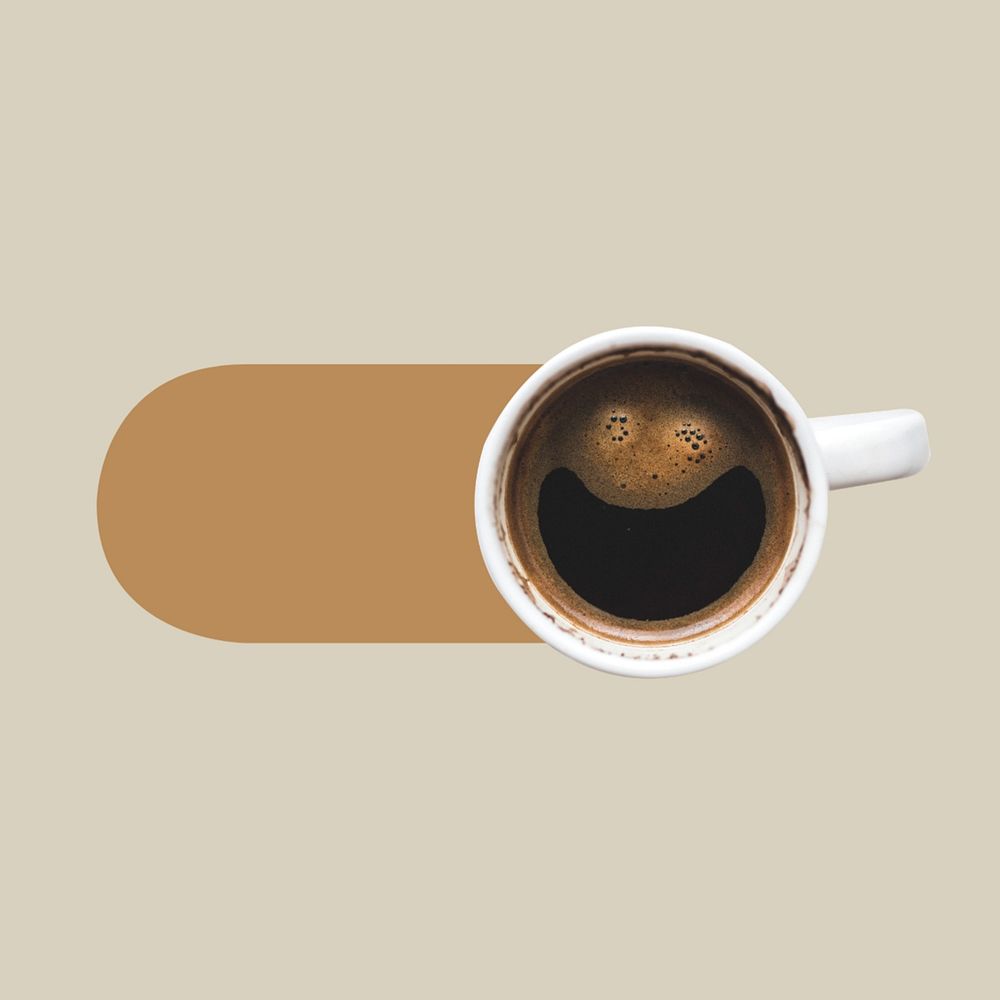 Coffee cup slide icon